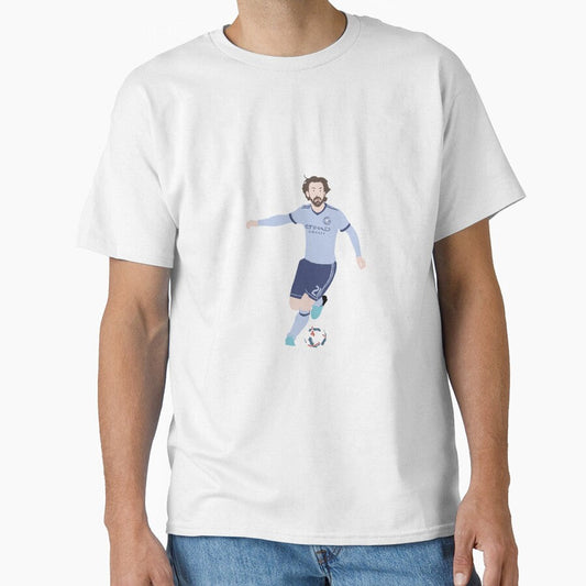 Andrea Pirlo New York City FC MLS by Rhys40 Unisex T-shirt, Sweatshirt, Hoodie, Long Sleeve Tee - T-Shirt, Sweatshirt, Hoodie