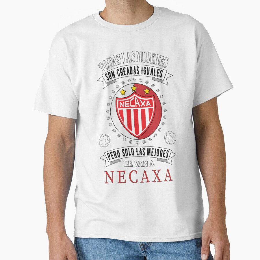 Playera Club Necaxa Las Mejores le van a Necaxa para Mujeres by Optimus-Designs Unisex T-shirt, Sweatshirt, Hoodie, Long Sleeve Tee - T-Shirt, Sweatshirt, Hoodie