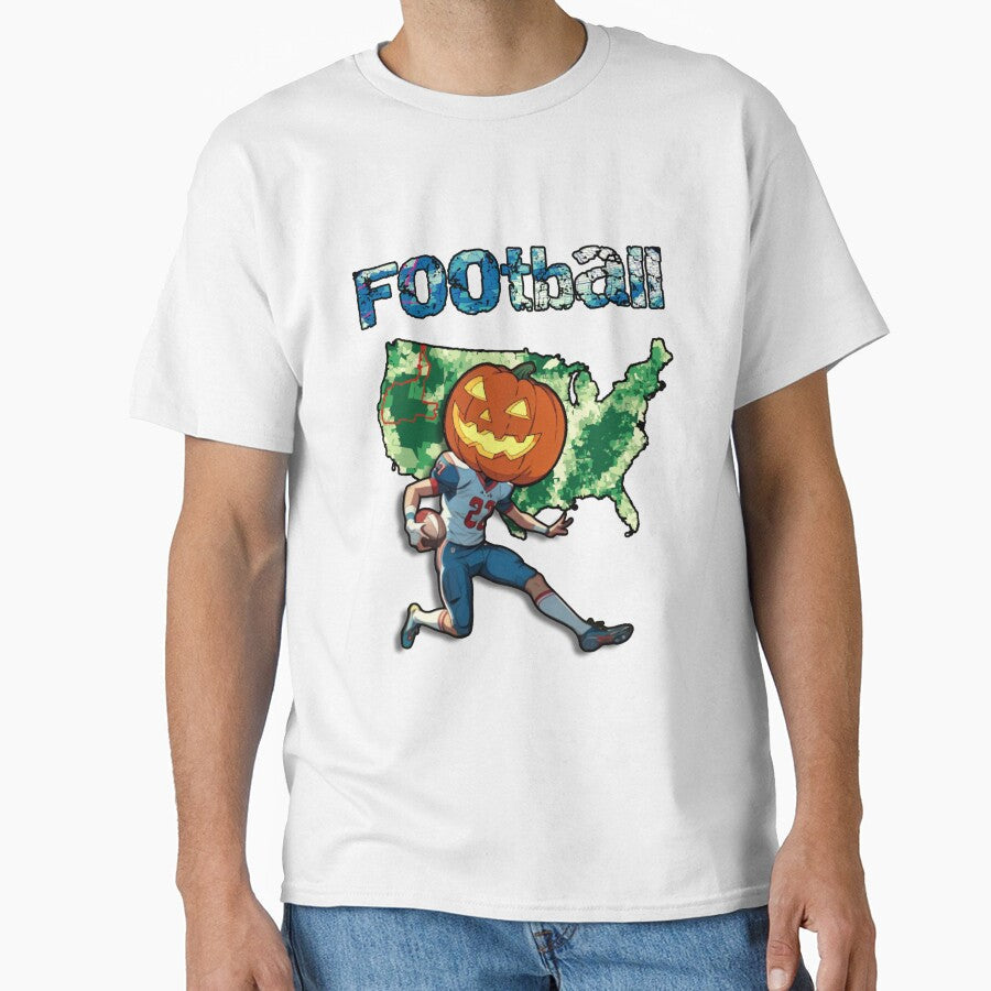 football Usa funny halloween by jaml-12 Unisex T-shirt, Sweatshirt, Hoodie, Long Sleeve Tee - T-Shirt, Sweatshirt, Hoodie