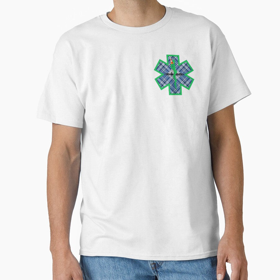 Copy of Tartan Army x Miami EMS Miami Skyline Traffic Cone by BerlinerKatzen Unisex T-shirt, Sweatshirt, Hoodie, Long Sleeve Tee - T-Shirt, Sweatshirt, Hoodie