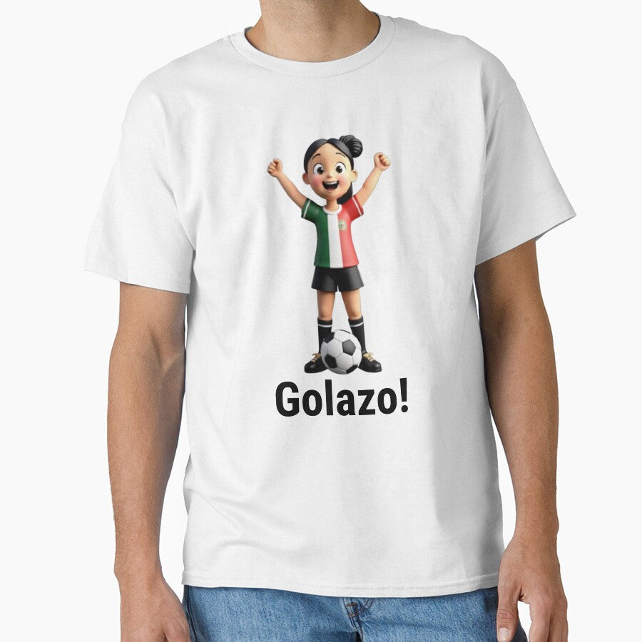 Mexico Fan Girl  Soccer Spirit by BajioAmigos Unisex T-shirt, Sweatshirt, Hoodie, Long Sleeve Tee - T-Shirt, Sweatshirt, Hoodie