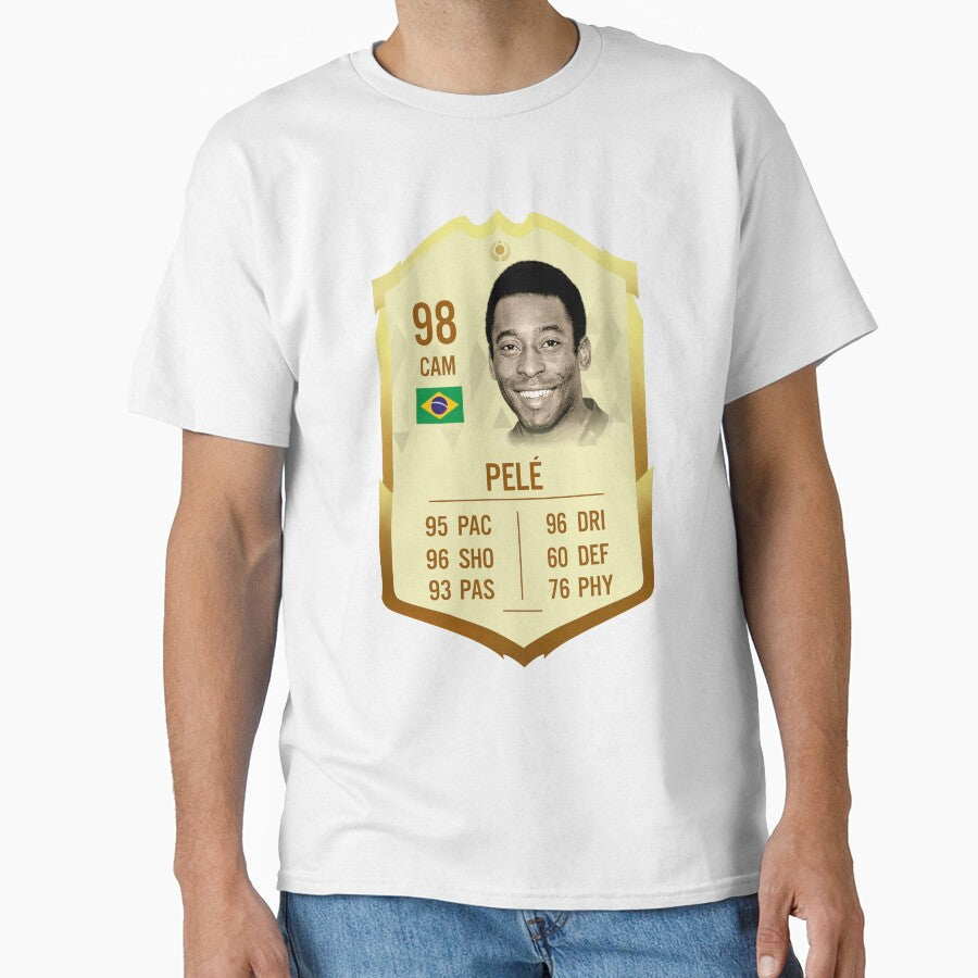 Pele Ultimate Card by On Target Sports Unisex T-shirt, Sweatshirt, Hoodie, Long Sleeve Tee - T-Shirt, Sweatshirt, Hoodie
