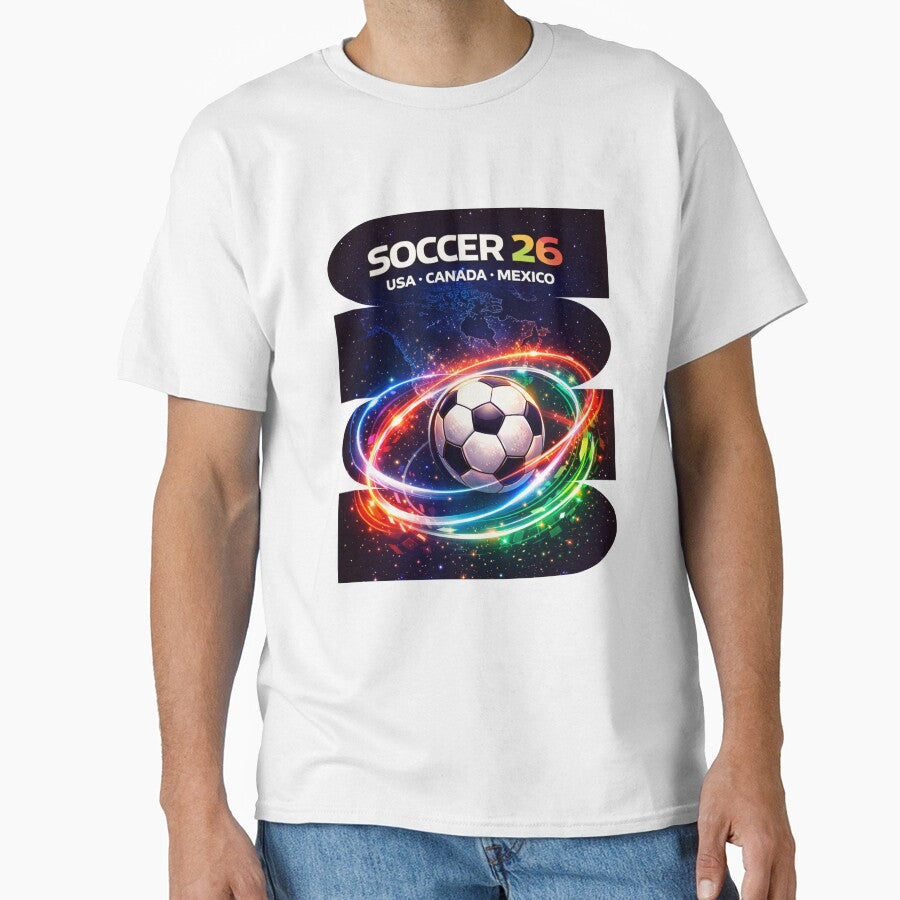 North America Soccer 2026 Shirt, Soccer 26 USA Canada Mexico Fan Tee, United 2026 Soccer Graphic - Bold by MK-Charlie - T-Shirt, Sweatshirt, Hoodie