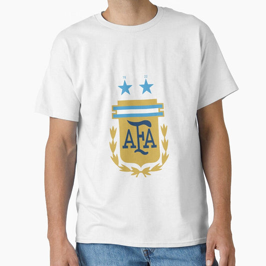 Argentina Football Logo  Albiceleste Inspired Design by arttbyvalchu Unisex T-shirt, Sweatshirt, Hoodie, Long Sleeve Tee - T-Shirt, Sweatshirt, Hoodie
