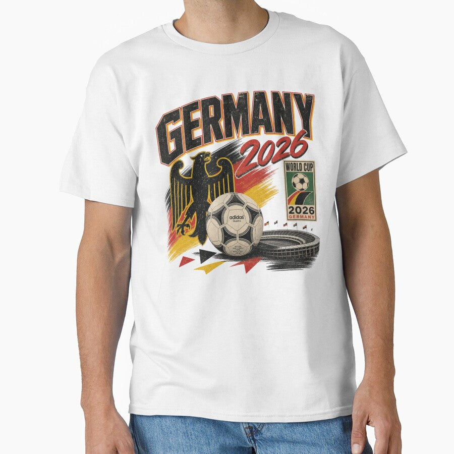 Germany 2026 Football World Cup Glory | Die Mannschaft Fan Supporter Shirt by rushaib Unisex T-shirt, Sweatshirt, Hoodie, Long Sleeve Tee - T-Shirt, Sweatshirt, Hoodie