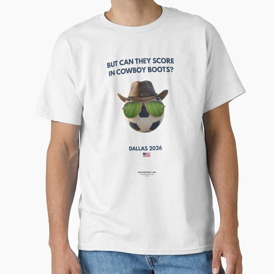 WC26 Hosting City: Dallas | Fun and Smart Soccer Fan Gear by Soccertees Lab Unisex T-shirt, Sweatshirt, Hoodie, Long Sleeve Tee - T-Shirt, Sweatshirt, Hoodie