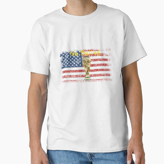 American Soccer Fan Vintage Flag World Cup by KaphzeShop Unisex T-shirt, Sweatshirt, Hoodie, Long Sleeve Tee - T-Shirt, Sweatshirt, Hoodie