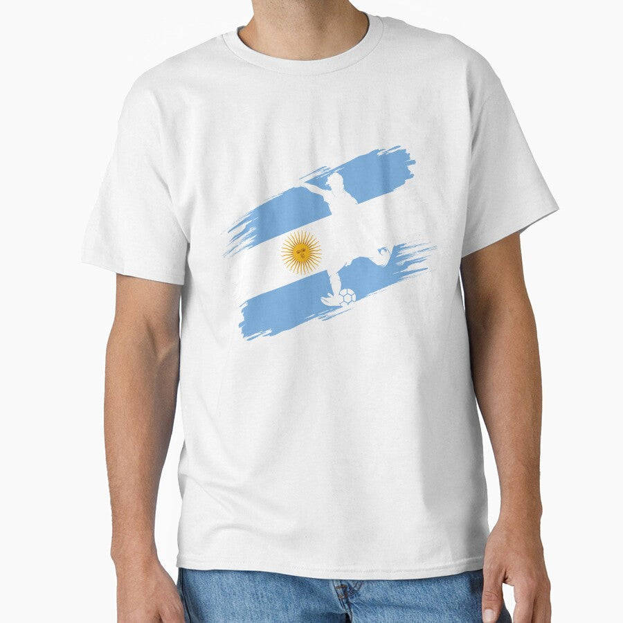 Argentina Flag Football Soccer Fan Jersey by xtocky Unisex T-shirt, Sweatshirt, Hoodie, Long Sleeve Tee - T-Shirt, Sweatshirt, Hoodie
