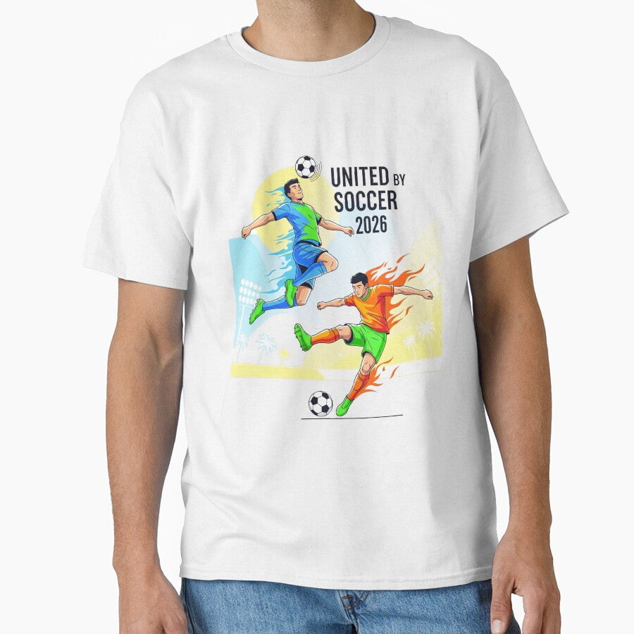 United By Soccer 2026 by UrbanPrts Unisex T-shirt, Sweatshirt, Hoodie, Long Sleeve Tee - T-Shirt, Sweatshirt, Hoodie