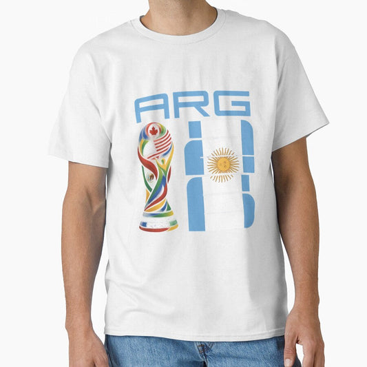 Argentina World Cup 2026 Soccer Fan Art - ARG Albiceleste by  The Midnight Library - Book Lover Gifts & Kindle Accessories - T-Shirt, Sweatshirt, Hoodie