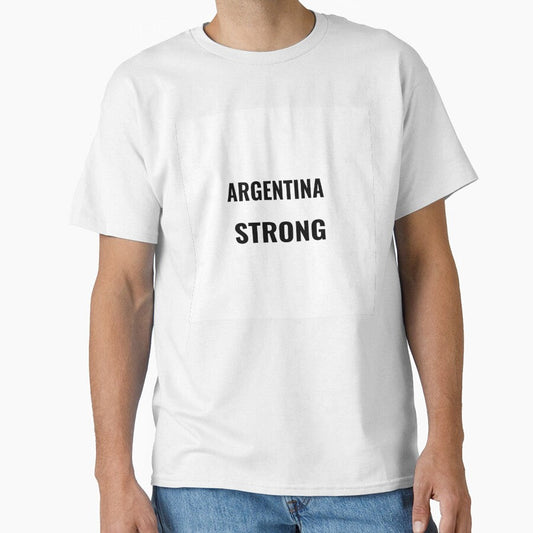 ARGENTINA STRONG  Albiceleste Fan Tee | Uncle Jichuan by Uncle-Jichuan Unisex T-shirt, Sweatshirt, Hoodie, Long Sleeve Tee - T-Shirt, Sweatshirt, Hoodie