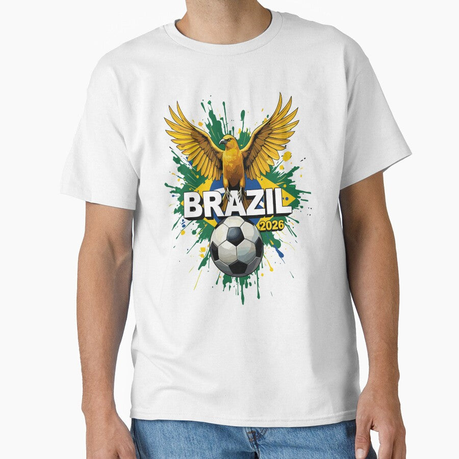 Brazil 2026 Jaguar Football - Selecao by Krasnovaovaova Unisex T-shirt, Sweatshirt, Hoodie, Long Sleeve Tee - T-Shirt, Sweatshirt, Hoodie
