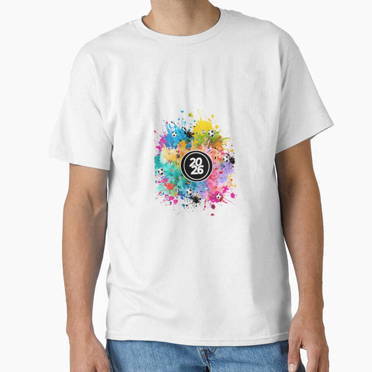 2026 Soccer Tournament Watercolor Splash by KAWAII STUDIO NB Unisex T-shirt, Sweatshirt, Hoodie, Long Sleeve Tee - T-Shirt, Sweatshirt, Hoodie