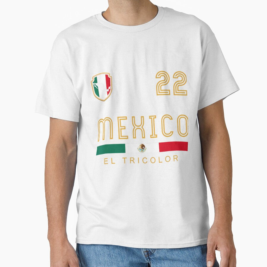 Vintage Mexico Jersey - Futbol Soccer Flag Fan by bodlamatsesx Unisex T-shirt, Sweatshirt, Hoodie, Long Sleeve Tee - T-Shirt, Sweatshirt, Hoodie