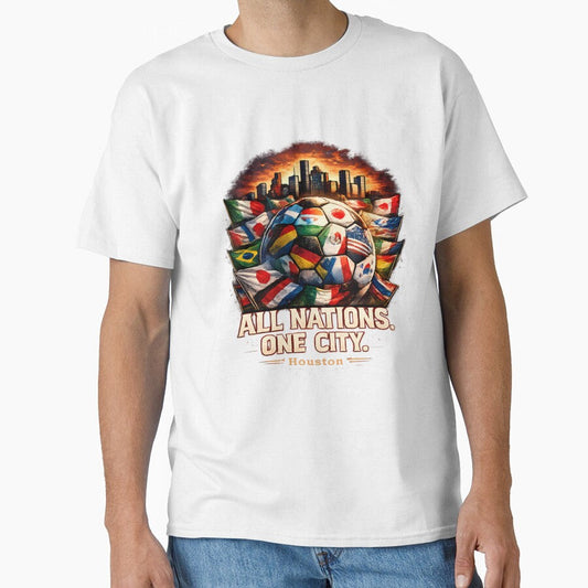 All Nations One City Houston Soccer Football Shirt  Soccer Unity Tee by MJGalanex Unisex T-shirt, Sweatshirt, Hoodie, Long Sleeve Tee - T-Shirt, Sweatshirt, Hoodie