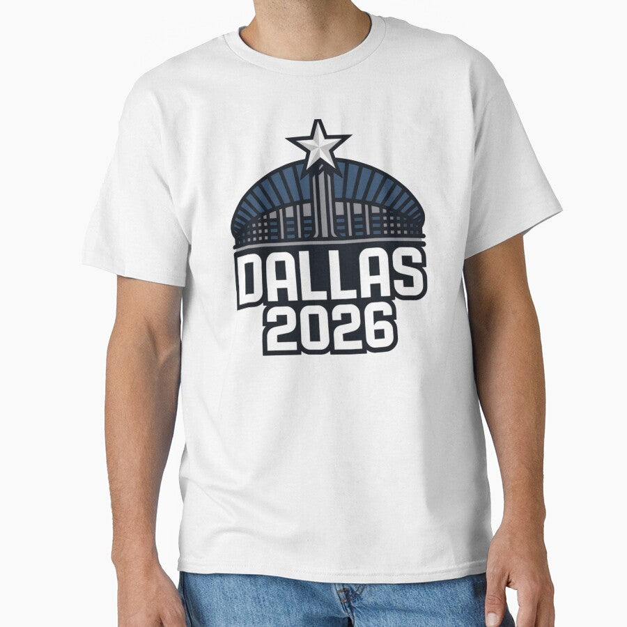 Dallas 2026 Texas Soccer Souvenir T-Shirt V17 by DarylWelsh2024 Unisex T-shirt, Sweatshirt, Hoodie, Long Sleeve Tee - T-Shirt, Sweatshirt, Hoodie