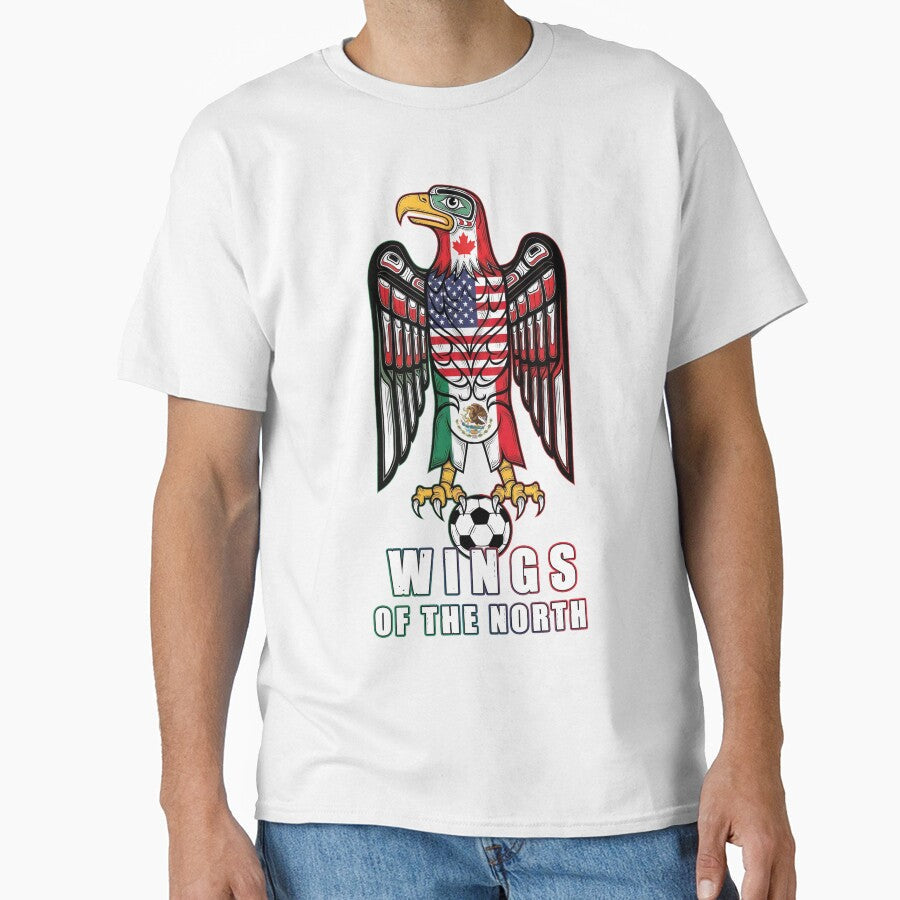 Eagle of the Americas - United Wings 2026 by ArtsMichalShop Unisex T-shirt, Sweatshirt, Hoodie, Long Sleeve Tee - T-Shirt, Sweatshirt, Hoodie