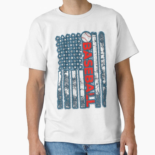 American Flag Baseball Team by alomituso Unisex T-shirt, Sweatshirt, Hoodie, Long Sleeve Tee - T-Shirt, Sweatshirt, Hoodie