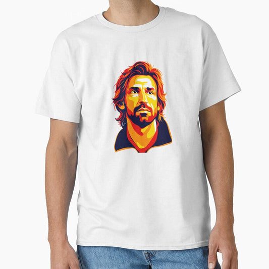Andrea Pirlo Pop Art by Josphinerron Unisex T-shirt, Sweatshirt, Hoodie, Long Sleeve Tee - T-Shirt, Sweatshirt, Hoodie