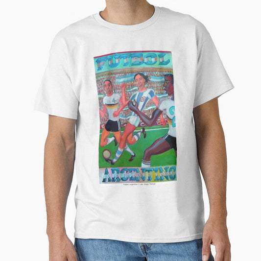 Argentine Soccer 3 by Diego Manuel by Diego Manuel Rodriguez Unisex T-shirt, Sweatshirt, Hoodie, Long Sleeve Tee - T-Shirt, Sweatshirt, Hoodie