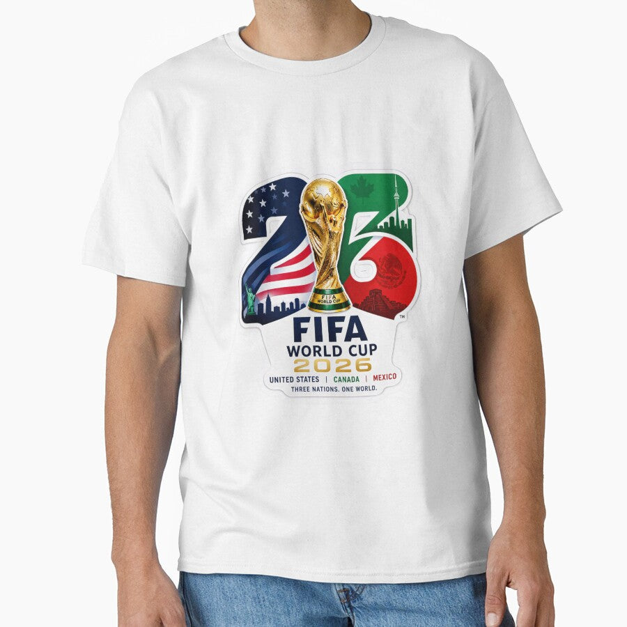 World Cup 2026 United States Canada Mexico Soccer Fan Art by XM STOREZ Unisex T-shirt, Sweatshirt, Hoodie, Long Sleeve Tee - T-Shirt, Sweatshirt, Hoodie