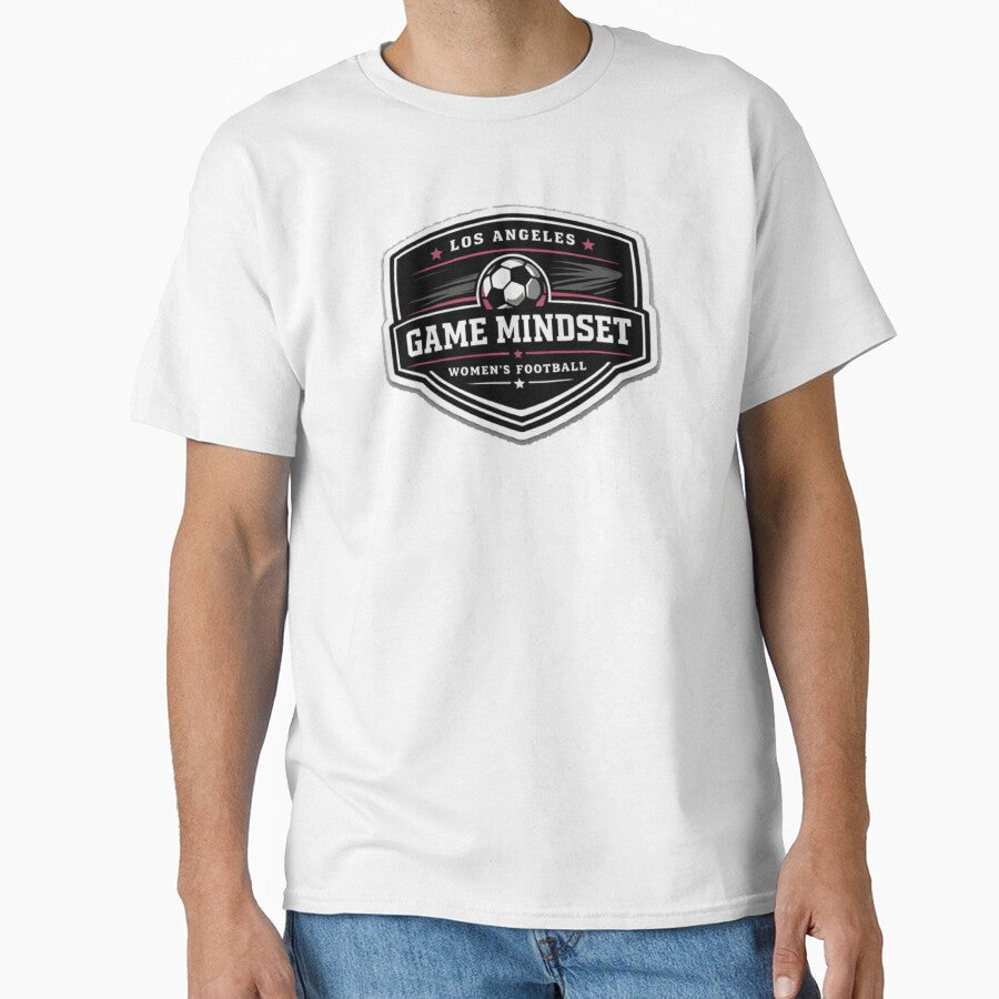 Game Mindset  Los Angeles Womens Football Badge by PINK FREE Unisex T-shirt, Sweatshirt, Hoodie, Long Sleeve Tee - T-Shirt, Sweatshirt, Hoodie