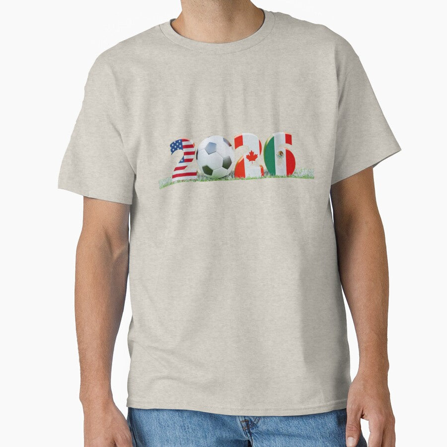 North America Soccer Tournament 2026 United Host Nations by ArtDreamClub Unisex T-shirt, Sweatshirt, Hoodie, Long Sleeve Tee - T-Shirt, Sweatshirt, Hoodie