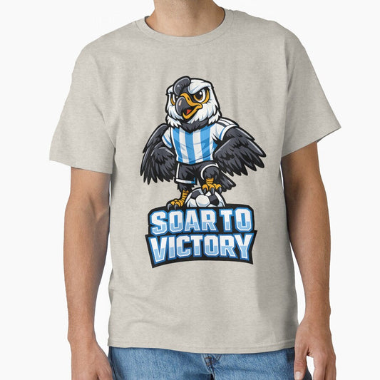 Argentina Condor Soccer Mascot  Soar to Victory Football Fan T-Shirt & Sticker by  Artistry in Motion by MADsrecreation - T-Shirt, Sweatshirt, Hoodie