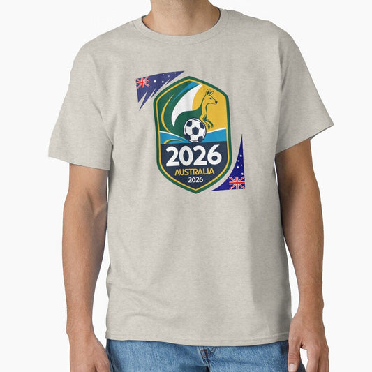 Australia WC2026 by chapaillini Unisex T-shirt, Sweatshirt, Hoodie, Long Sleeve Tee - T-Shirt, Sweatshirt, Hoodie
