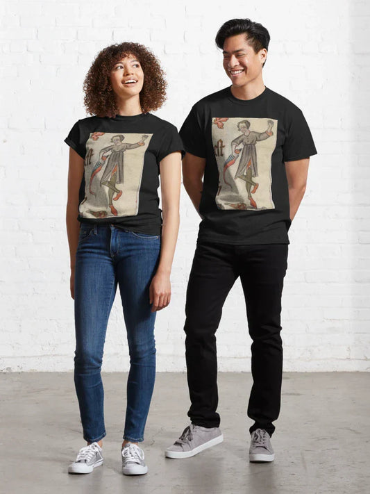 "And I grabbed the bird", medieval painting 9th century AD Classic T-Shirt - T-Shirt, Sweatshirt, Hoodie
