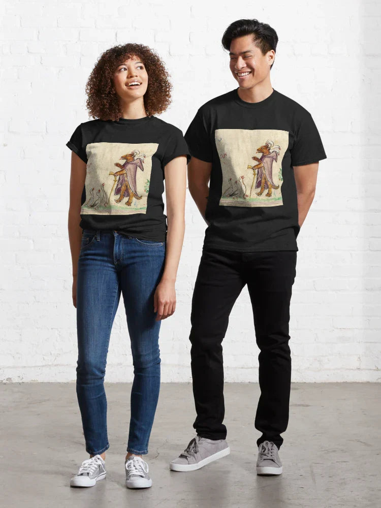 "2 Eggs, minimum per trip", medieval painting, 11th century AD Classic T-Shirt - T-Shirt, Sweatshirt, Hoodie