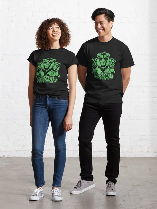 "3 Cool Cats"  Lion Crew Graphic Design Sherbert Flavour Classic T-Shirt - T-Shirt, Sweatshirt, Hoodie