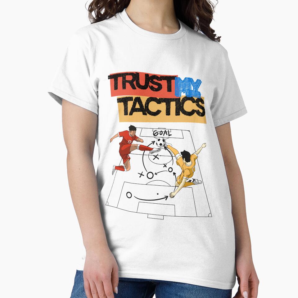 Trust My Tactics Soccer Funny Football Coach Strategy - Adult & Kids T-Shirts, Sweatshirts & Hoodies apparel design preview 2
