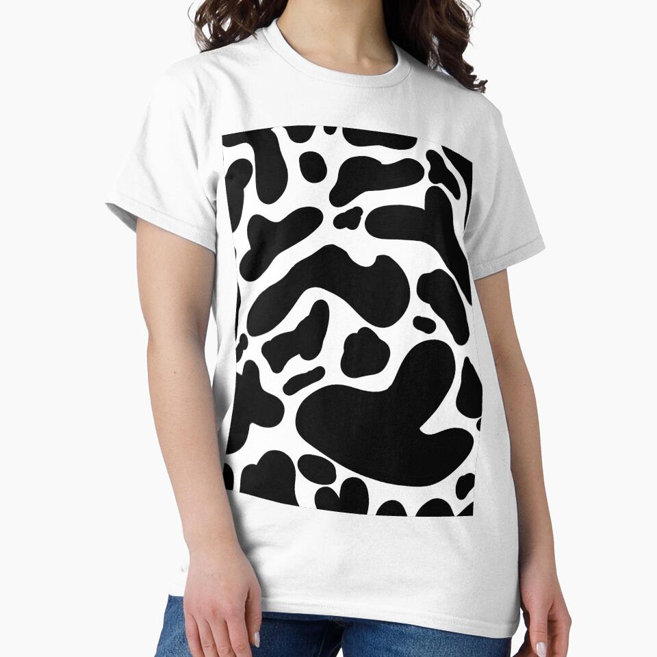 Cow print by BlkBearyDesigns - Adult & Kids T-Shirts, Sweatshirts & Hoodies apparel design preview 2