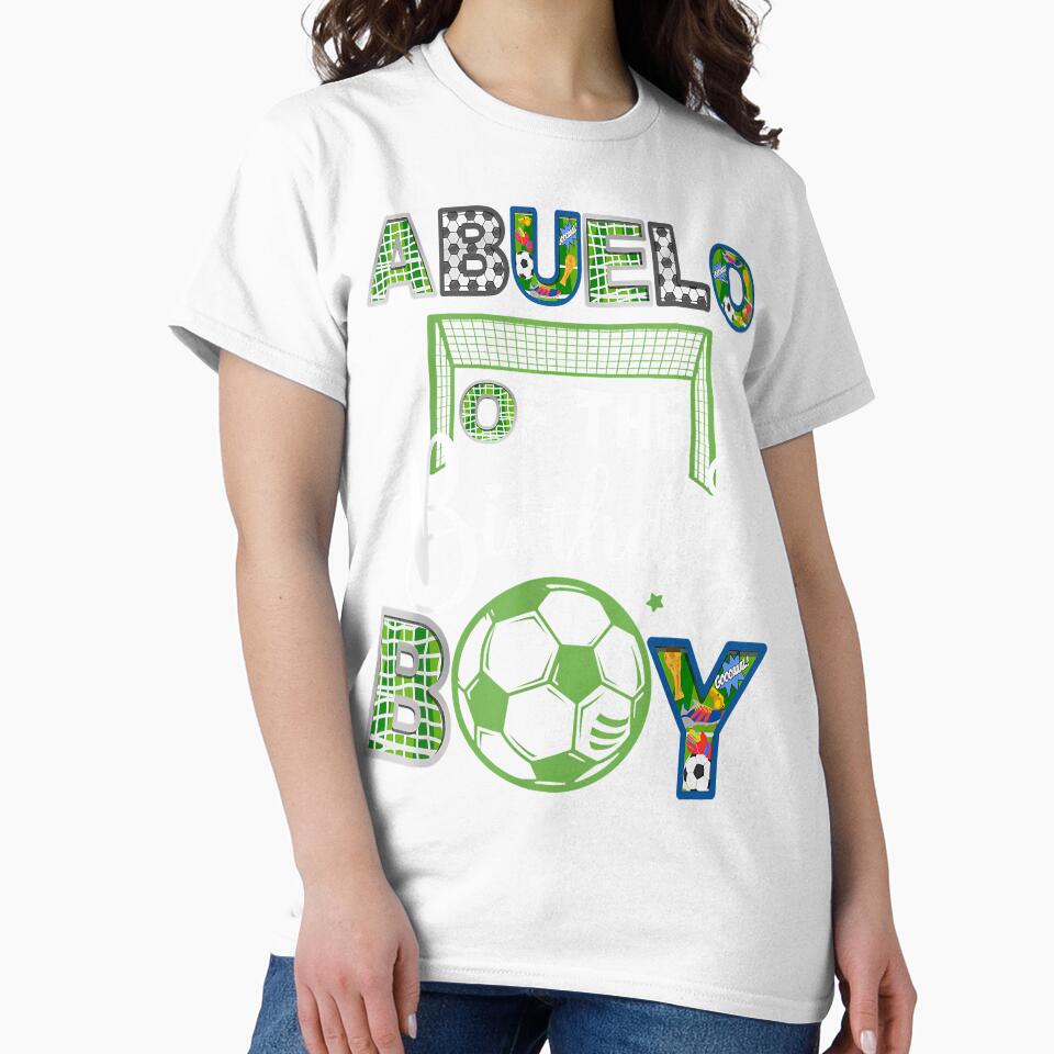 Abuelo Of The Birthday Boy Soccer Baller by - Adult & Kids T-Shirts, Sweatshirts & Hoodies apparel design preview 2