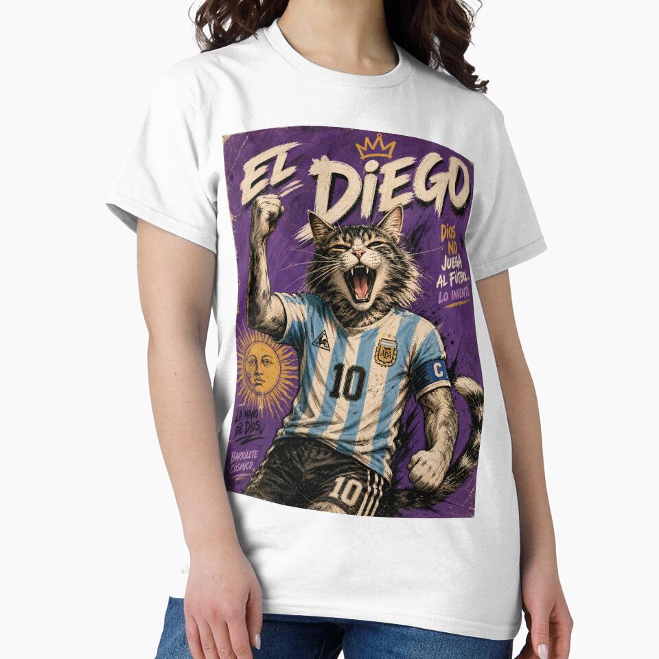 Victory Cat, Retro Football Fan Graphic, Vintage Pop - Adult & Kids T-Shirts, Sweatshirts & Hoodies apparel design preview 2