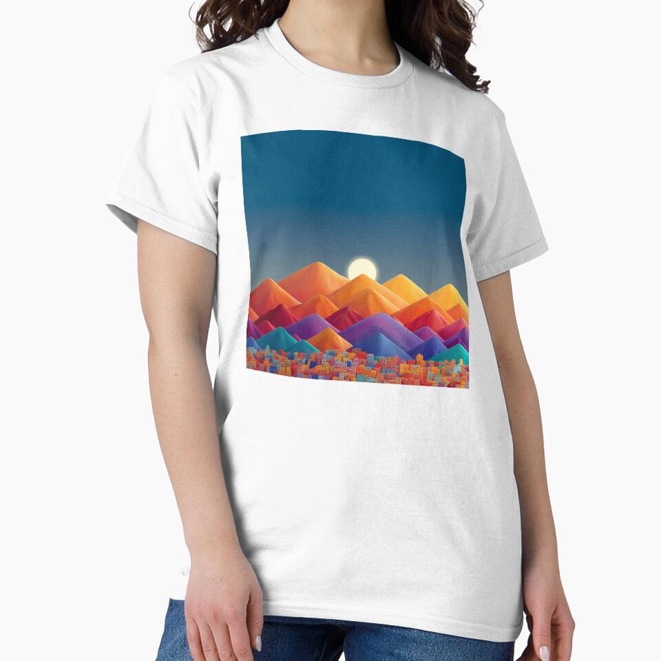 Desert Town by bubblyrainbow - Adult & Kids T-Shirts, Sweatshirts & Hoodies apparel design preview 2