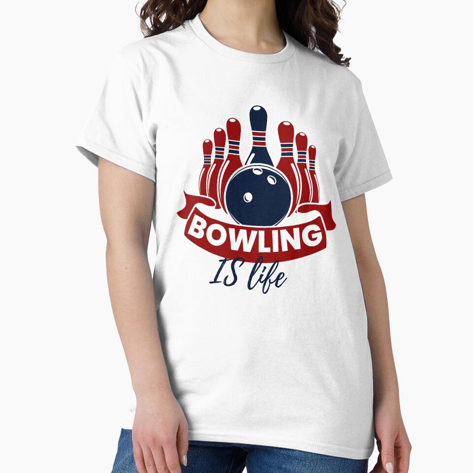 Bowling is life by Aminesnip - Adult & Kids T-Shirts, Sweatshirts & Hoodies apparel design preview 2