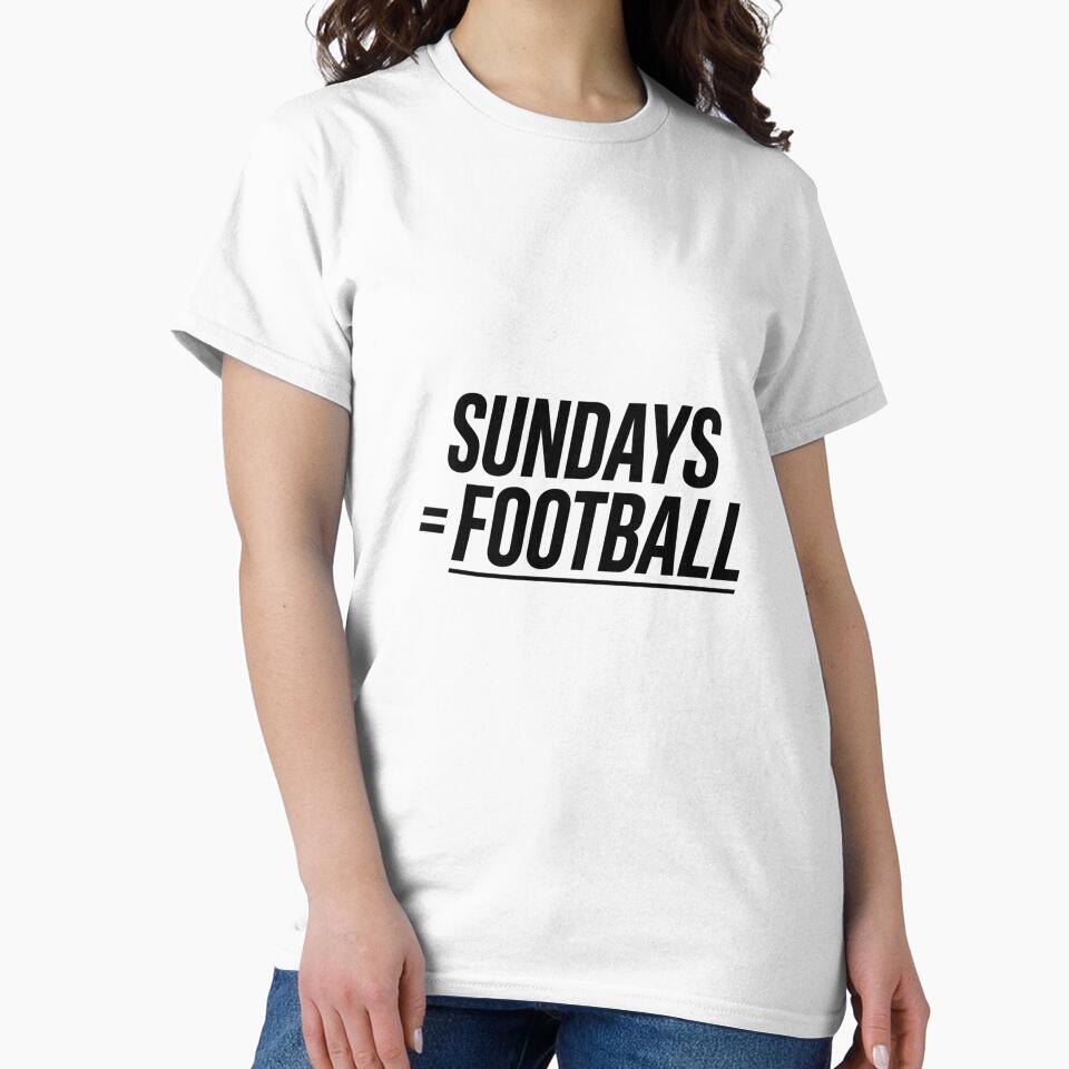 Sundays Equal Football Weekend Fan by Boldna - Adult & Kids T-Shirts, Sweatshirts & Hoodies apparel design preview 2