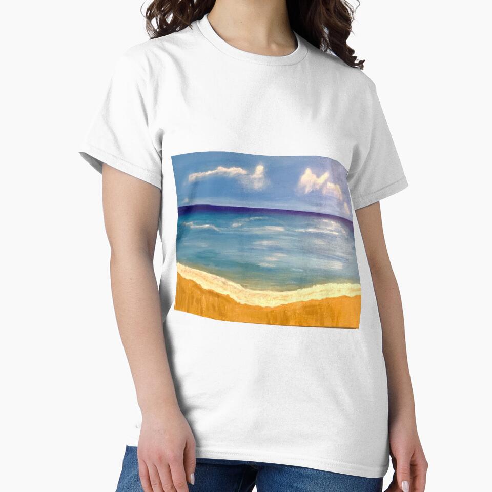 Beachy Ocean by shawnsartistry - Adult & Kids T-Shirts, Sweatshirts & Hoodies apparel design preview 2