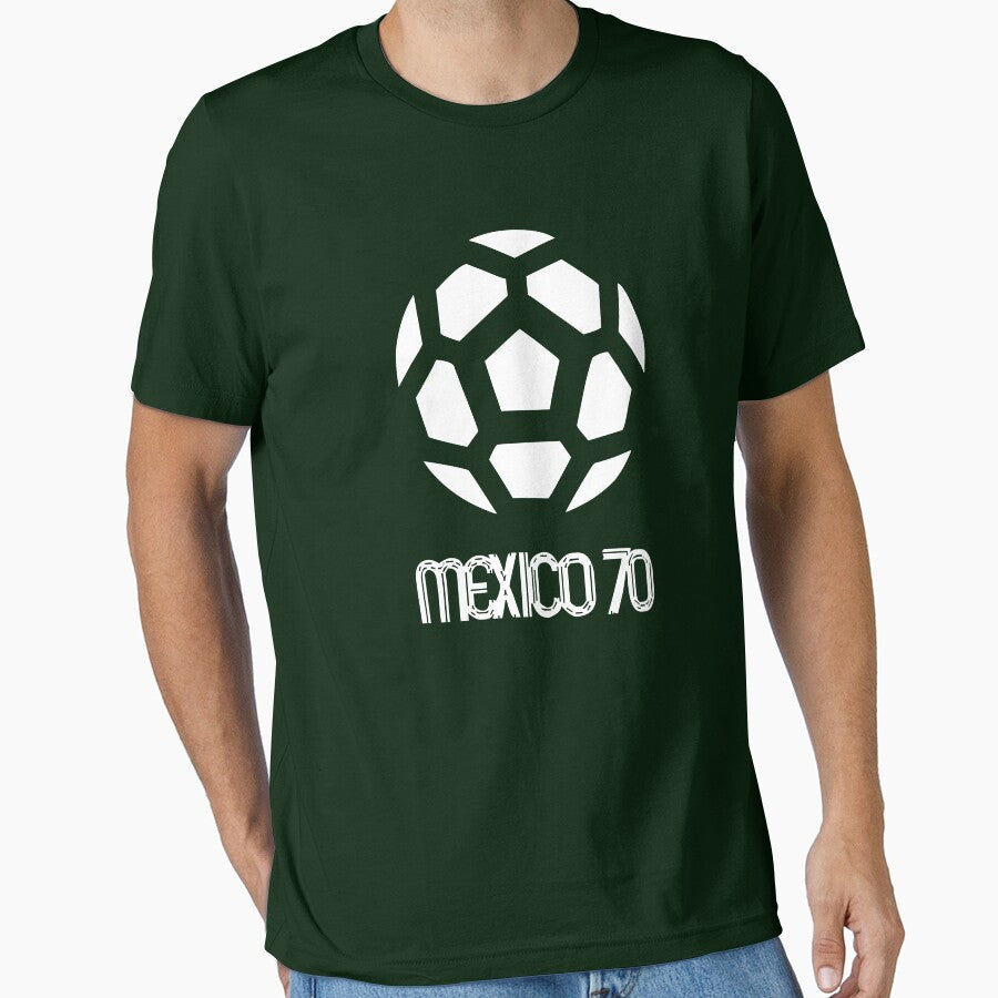World Cup Mexico 1970 by threeampersands Unisex T-shirt, Sweatshirt, Hoodie, Long Sleeve Tee - T-Shirt, Sweatshirt, Hoodie