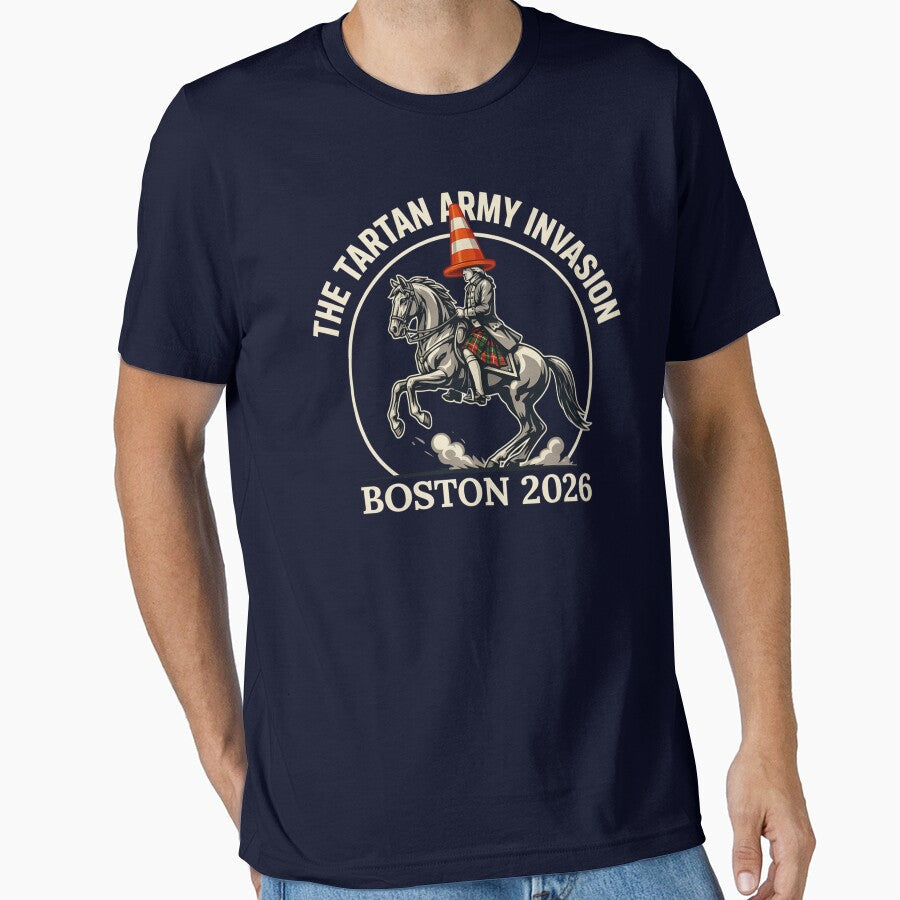 The Tartan Army Boston Invasion 2026 by CELTIC-DESIGNS Unisex T-shirt, Sweatshirt, Hoodie, Long Sleeve Tee - T-Shirt, Sweatshirt, Hoodie