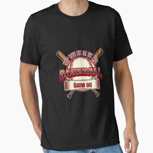 baseball game on by HB Shirts Unisex T-shirt, Sweatshirt, Hoodie, Long Sleeve Tee - T-Shirt, Sweatshirt, Hoodie