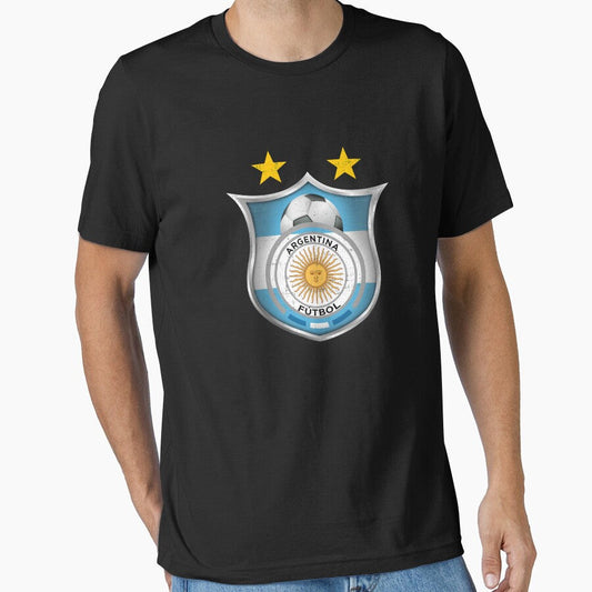 Argentina Soccer Shield for World Cup Support by fermo Unisex T-shirt, Sweatshirt, Hoodie, Long Sleeve Tee - T-Shirt, Sweatshirt, Hoodie