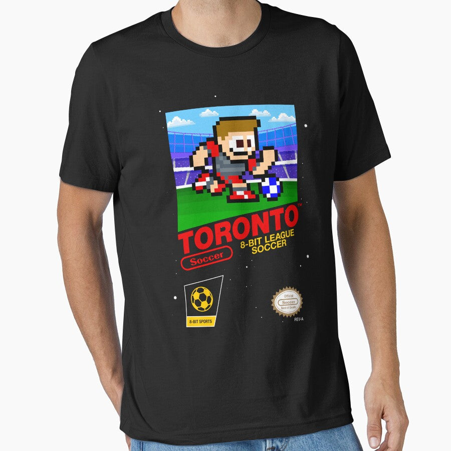 Toronto FC (8-bit Videogame Cart) by The Armorsmith Unisex T-shirt, Sweatshirt, Hoodie, Long Sleeve Tee - T-Shirt, Sweatshirt, Hoodie
