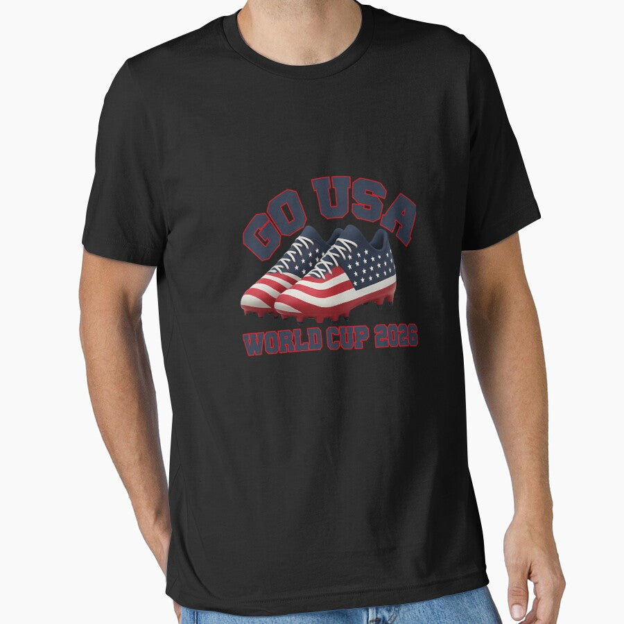 Go Usa. Usa 2026 World Cup 2026 World Cup Soccer Usa Soccer Usa Men by Grafeetee Unisex T-shirt, Sweatshirt, Hoodie, Long Sleeve Tee - T-Shirt, Sweatshirt, Hoodie