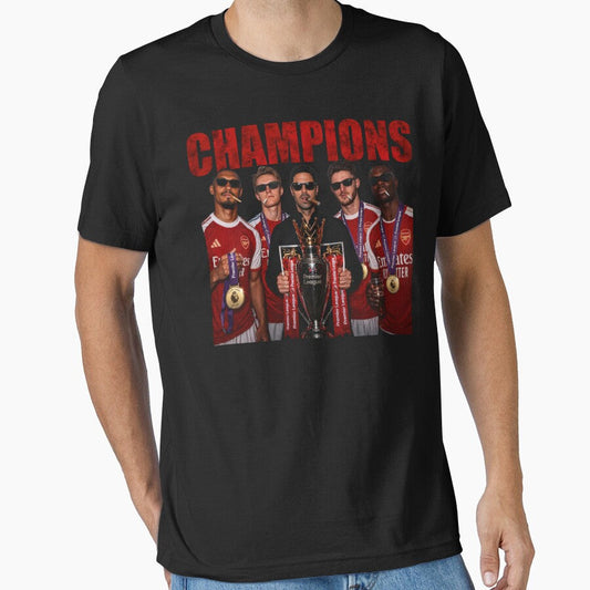 Arsenal Champions 2026 by Mourad0 Unisex T-shirt, Sweatshirt, Hoodie, Long Sleeve Tee - T-Shirt, Sweatshirt, Hoodie