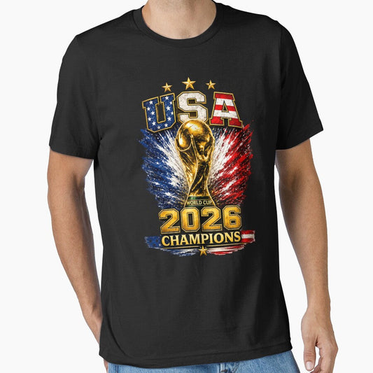American Soccer - USA World Cup 2026 by EiruDamian Unisex T-shirt, Sweatshirt, Hoodie, Long Sleeve Tee - T-Shirt, Sweatshirt, Hoodie