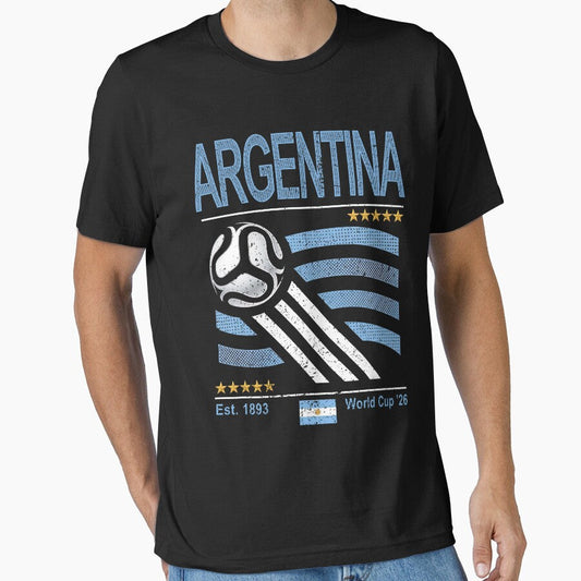 Argentina Soccer by PontiaGudam Unisex T-shirt, Sweatshirt, Hoodie, Long Sleeve Tee - T-Shirt, Sweatshirt, Hoodie