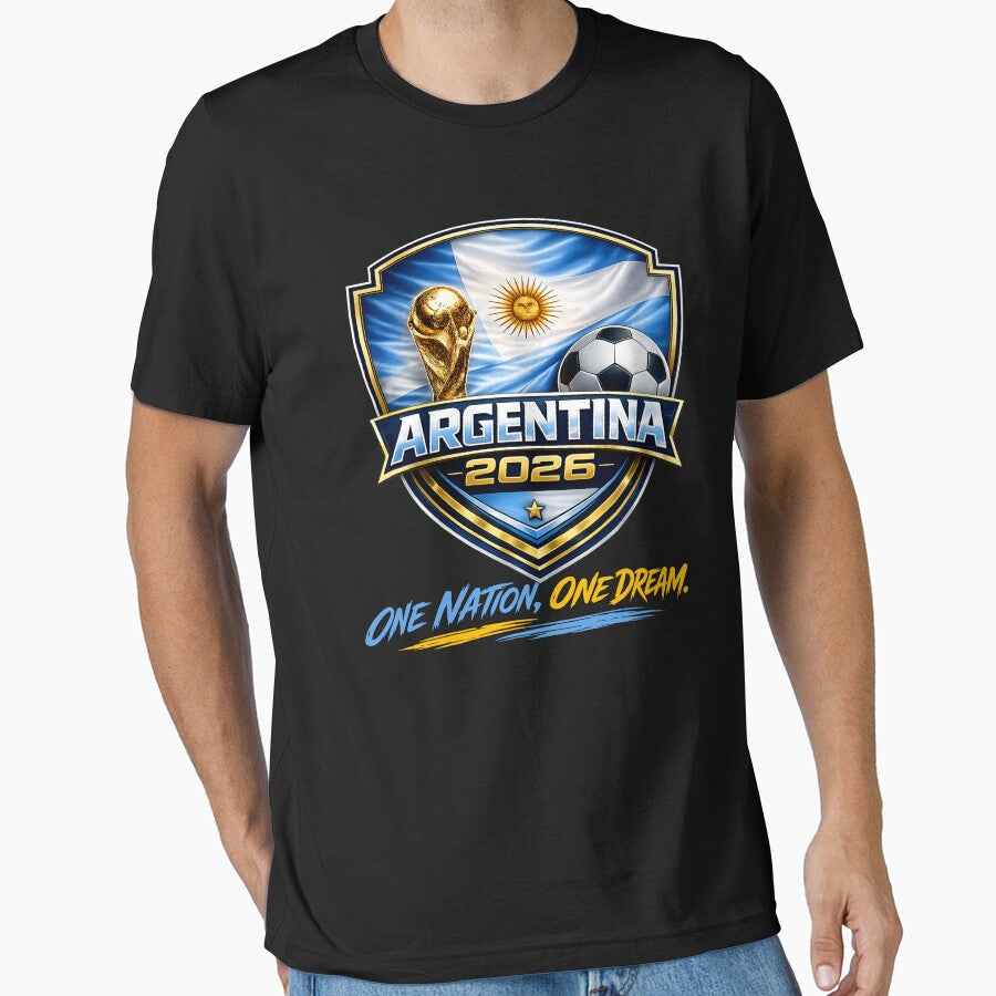 Vamos Argentina | Argentina Football Nation team | Argentina Soccer Fan design by Huddy-clothes - T-Shirt, Sweatshirt, Hoodie